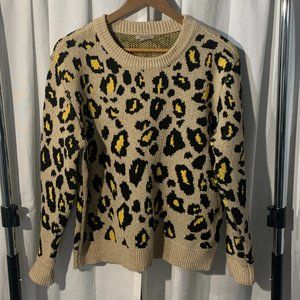 Cheetah print sweater!